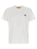 Weißes Baumwoll-T-Shirt