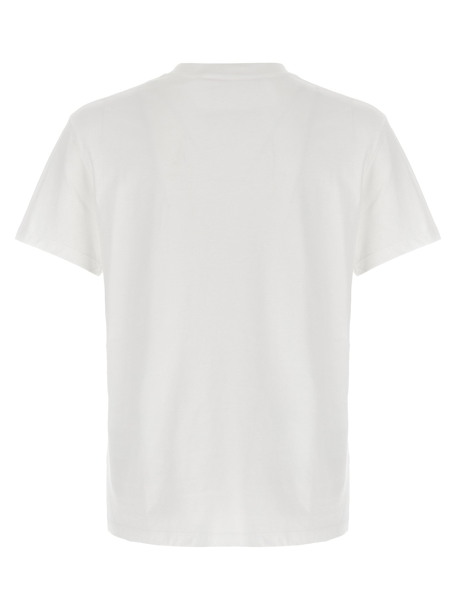 Weißes Baumwoll-T-Shirt
