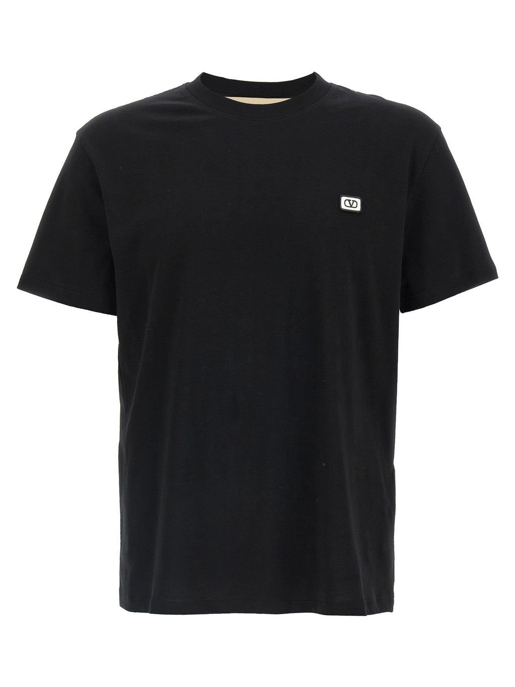 Schwarzes Baumwoll-T-Shirt Valentino Garavani