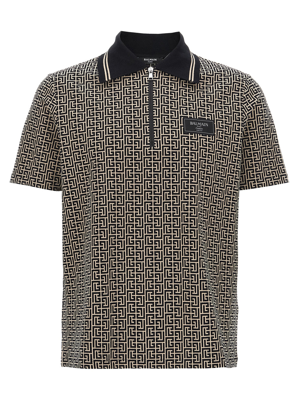Bicolor Cotton Polo Shirt