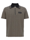 Bicolor Cotton Polo Shirt