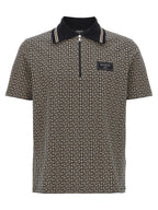 Bicolor Cotton Polo Shirt