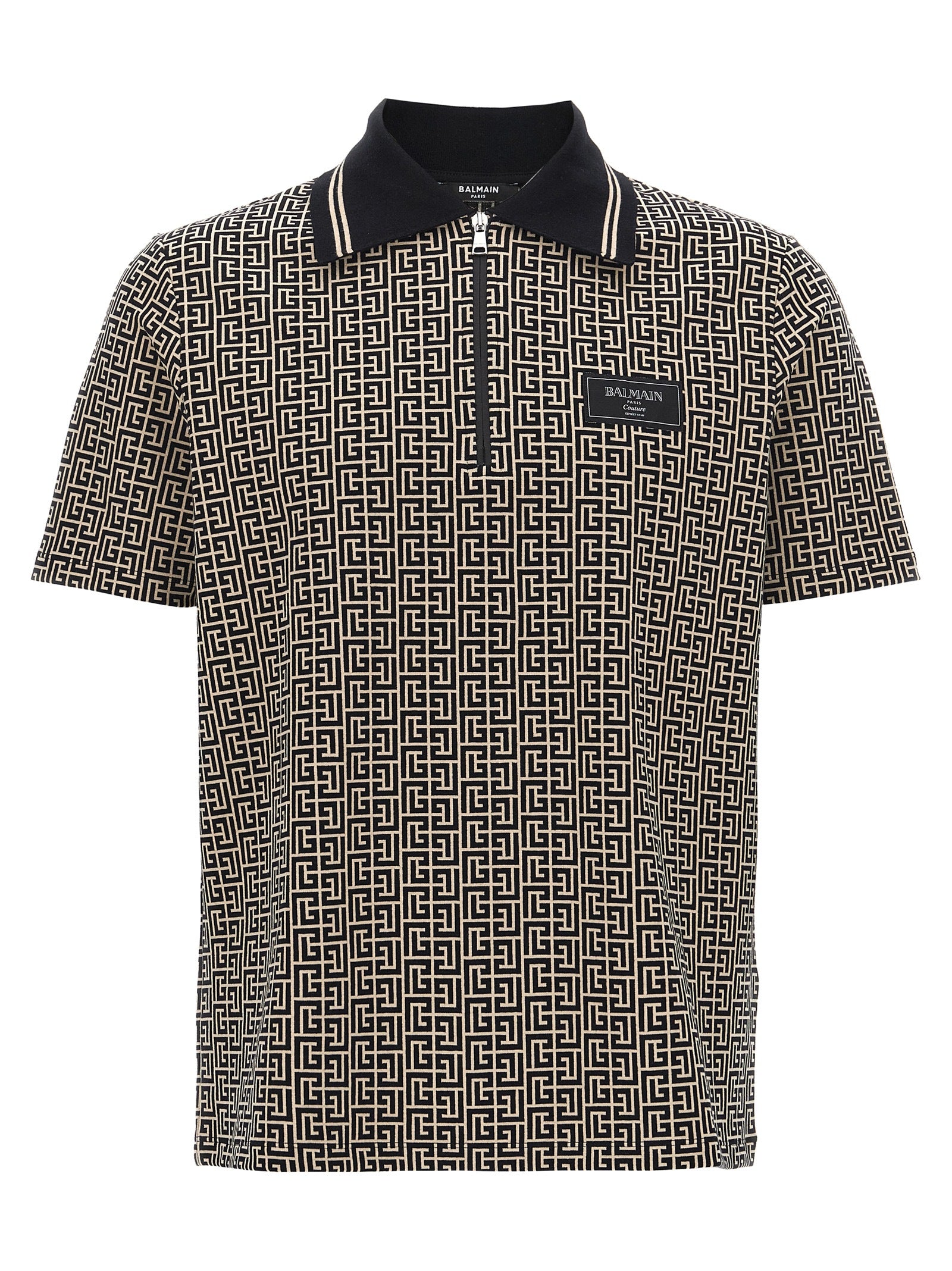 Bicolor Cotton Polo Shirt
