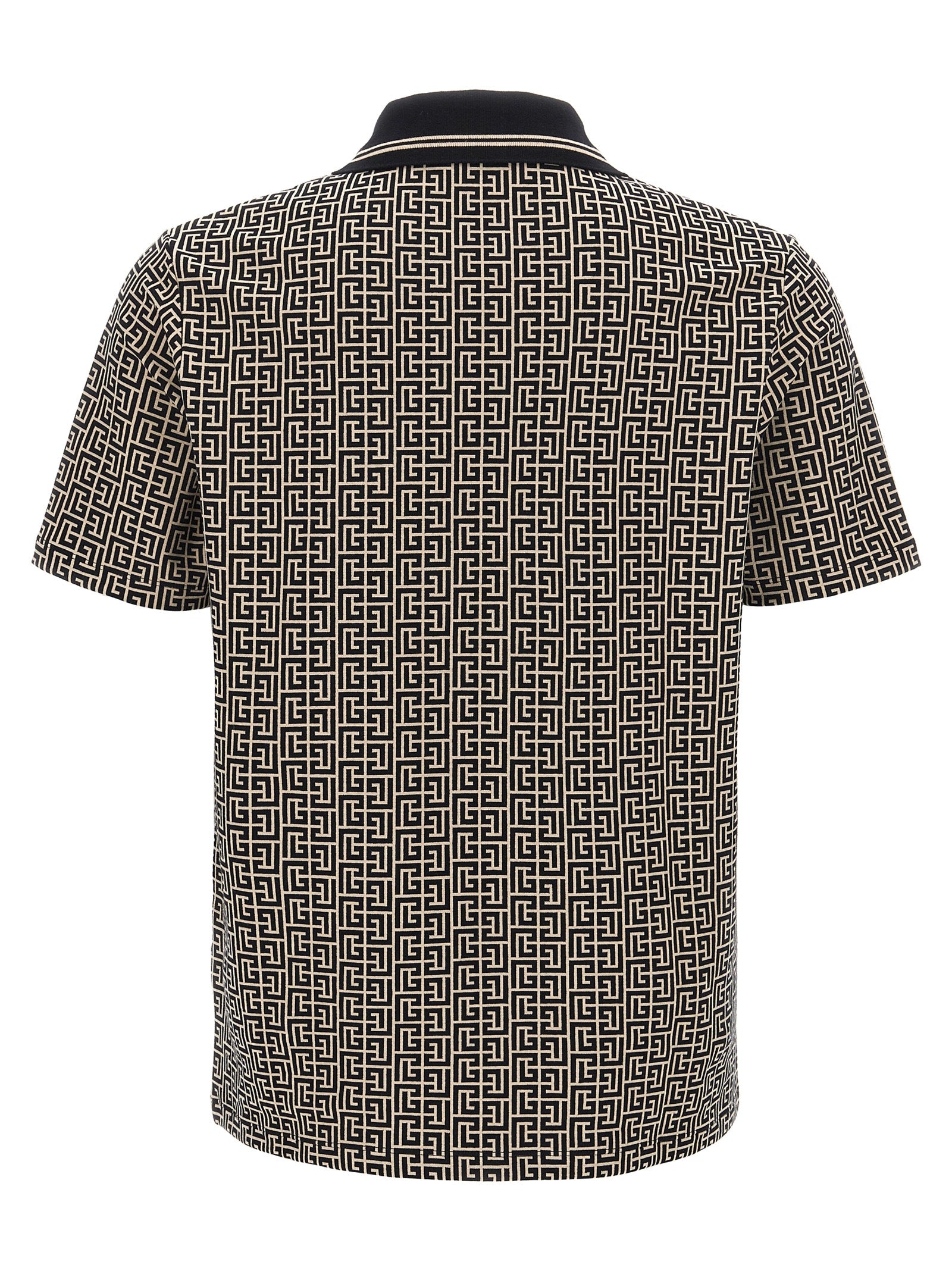 Bicolor Cotton Polo Shirt