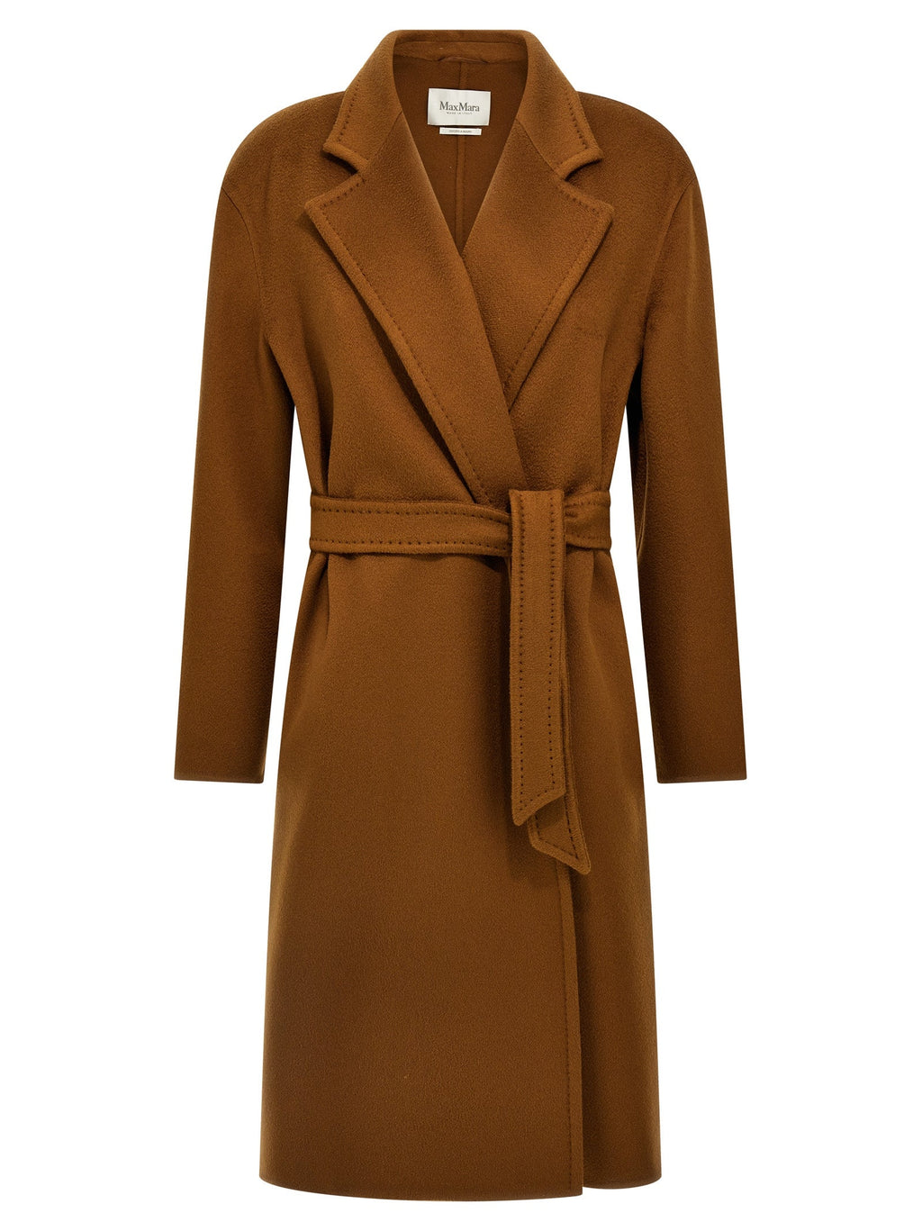 Brauner Kaschmir-Mantel Max Mara
