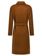 Brauner Kaschmir-Mantel Max Mara