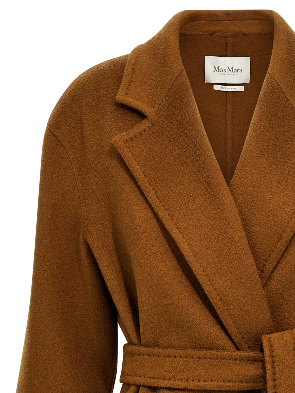 Brauner Kaschmir-Mantel Max Mara