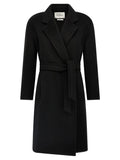 Schwarzer Kaschmir-Mantel Max Mara