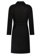 Schwarzer Kaschmir-Mantel Max Mara