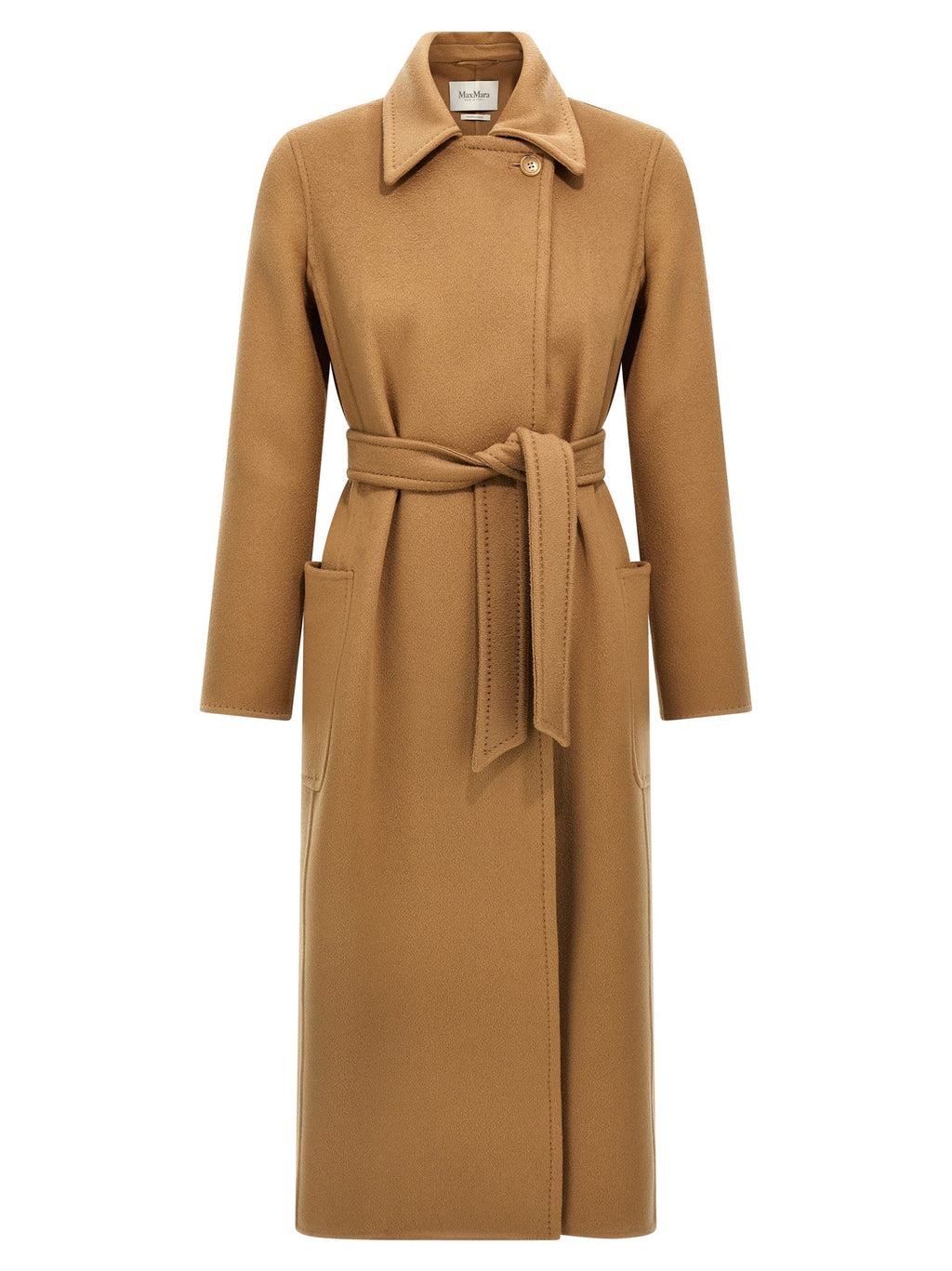 Brauner Kaschmir-Mantel Max Mara