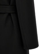 Schwarzer Kaschmir-Mantel Max Mara