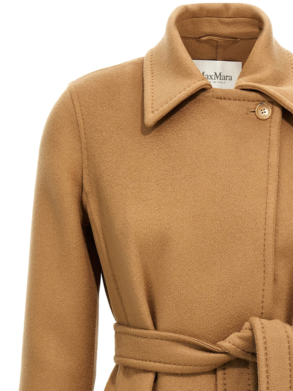 Brauner Kaschmir-Mantel Max Mara