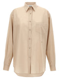 Beige Cotton Blouse