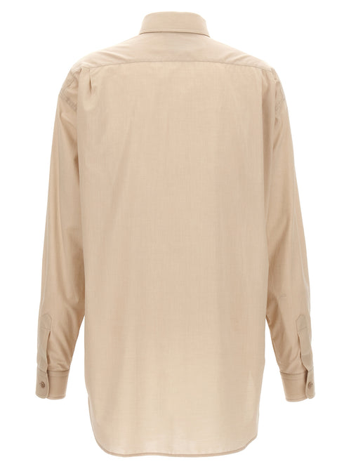 Beige Cotton Blouse