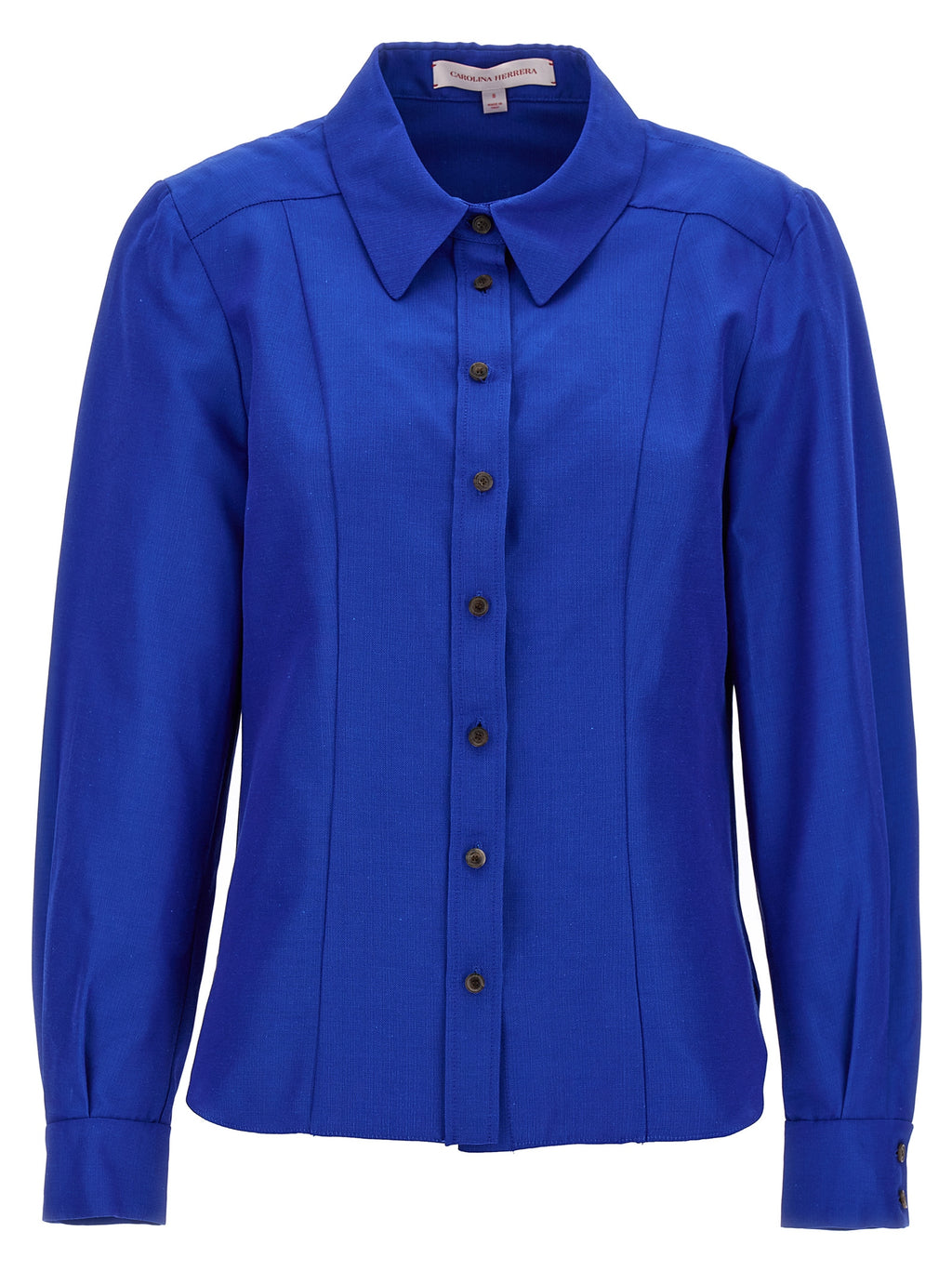 Blaue Baumwollbluse