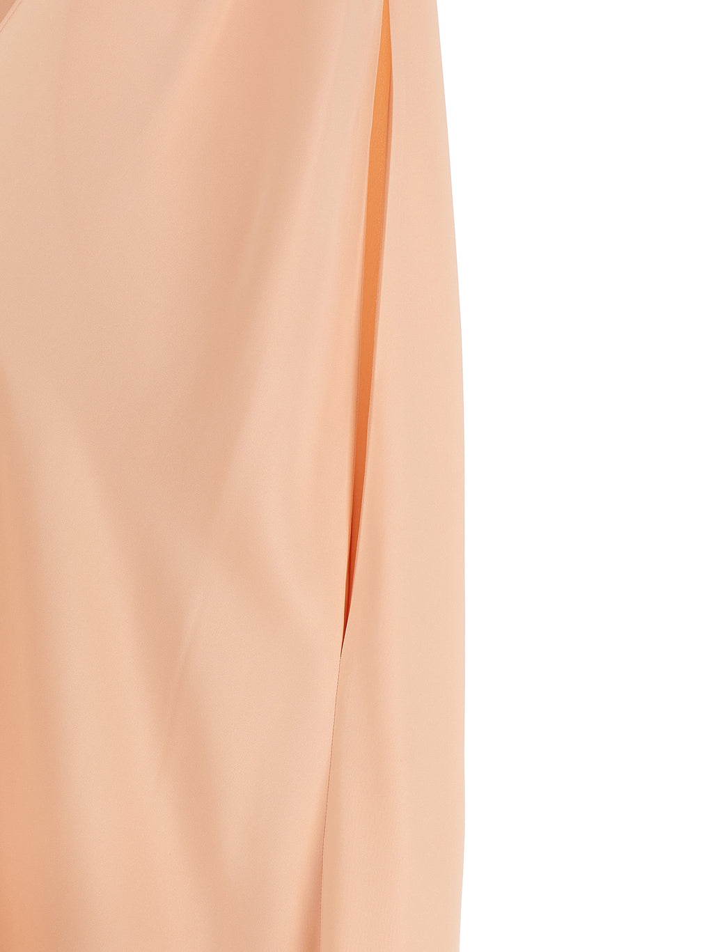 Mehrfarbiges Seiden-Midikleid