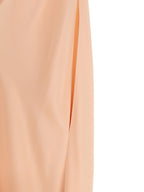 Mehrfarbiges Seiden-Midikleid