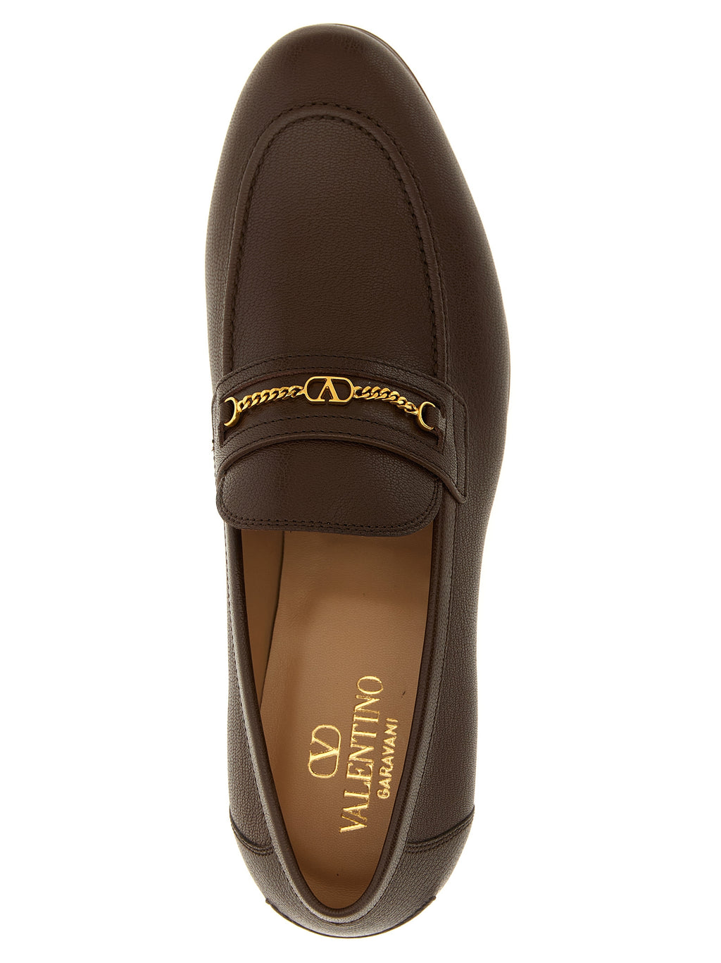 Braune Loafer aus Ziegenleder
