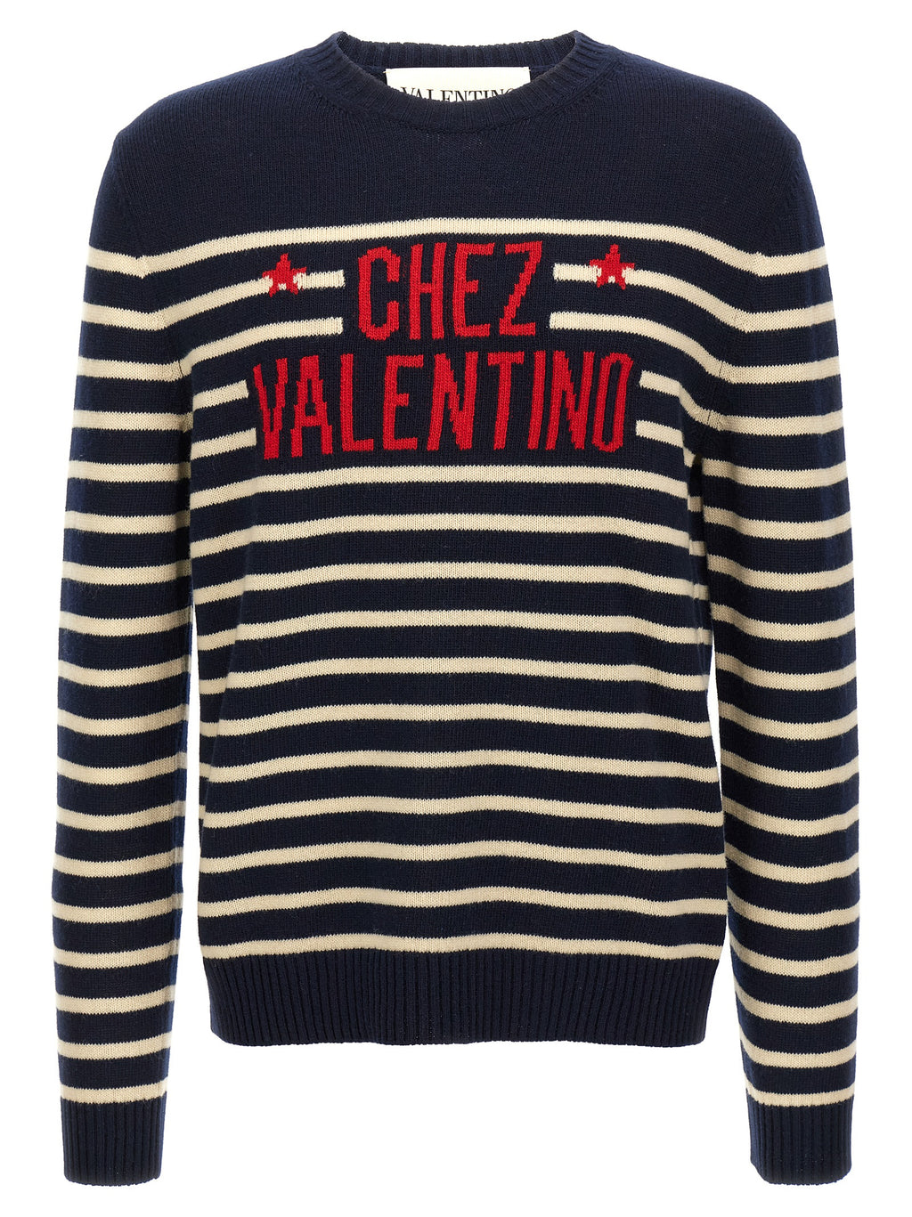 Blauer Cardigan aus Schurwolle