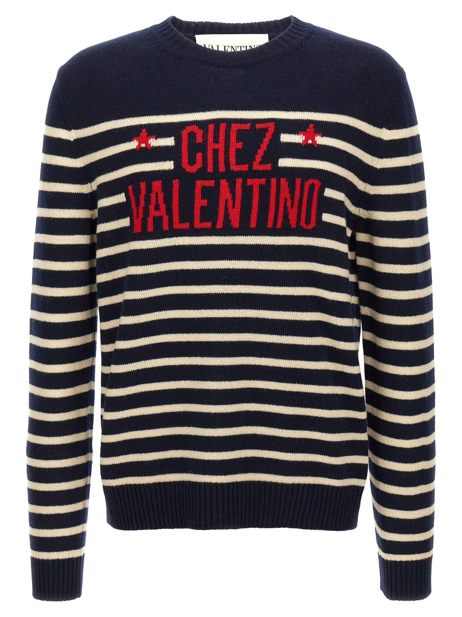 Blauer Cardigan aus Schurwolle