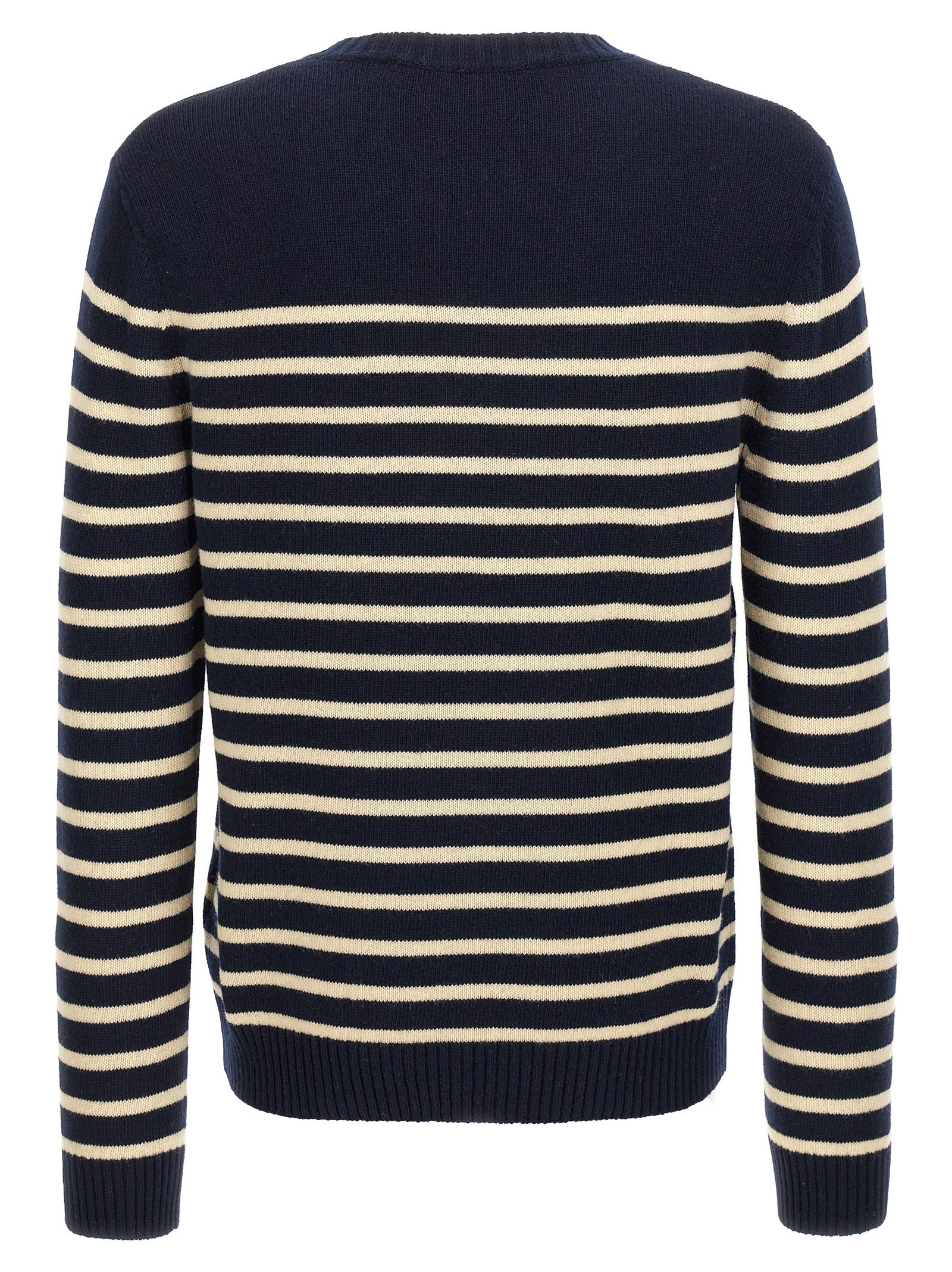 Blauer Cardigan aus Schurwolle