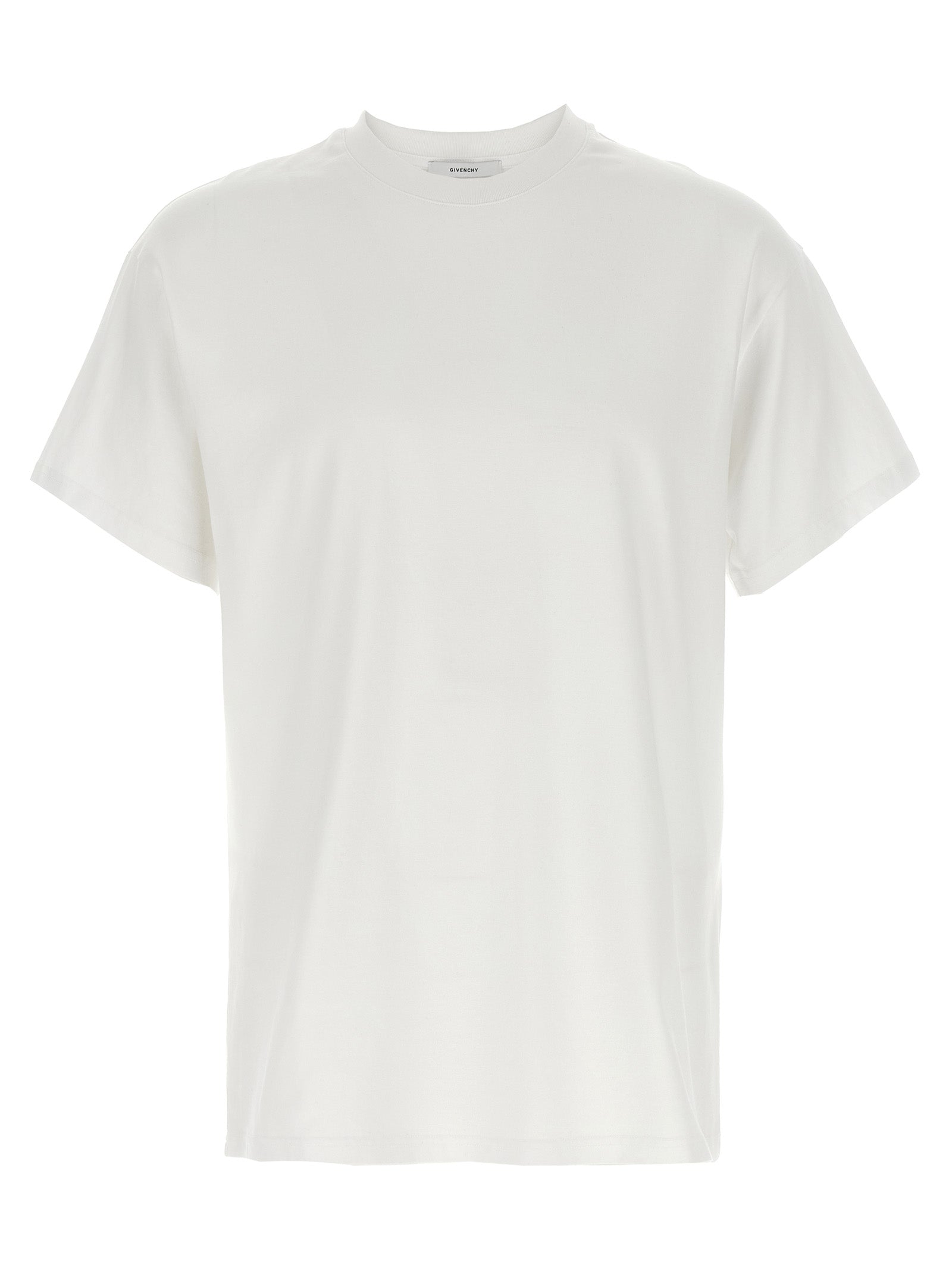 Weißes Baumwoll-T-Shirt