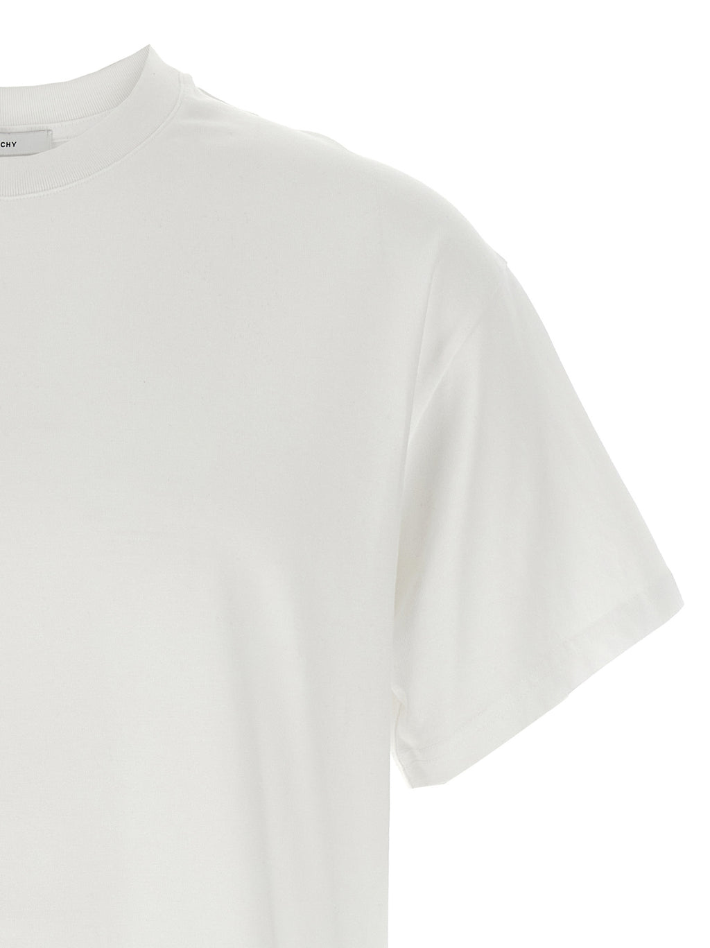 Weißes Baumwoll-T-Shirt