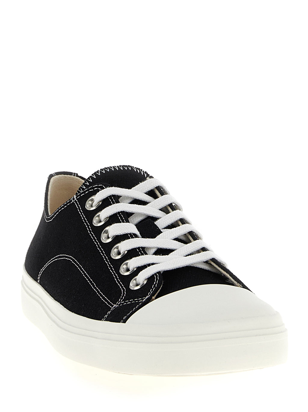 Zweifarbige Baumwoll-Sneaker