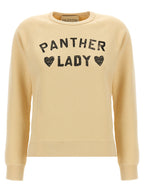 Beige Baumwoll-Sweatshirt