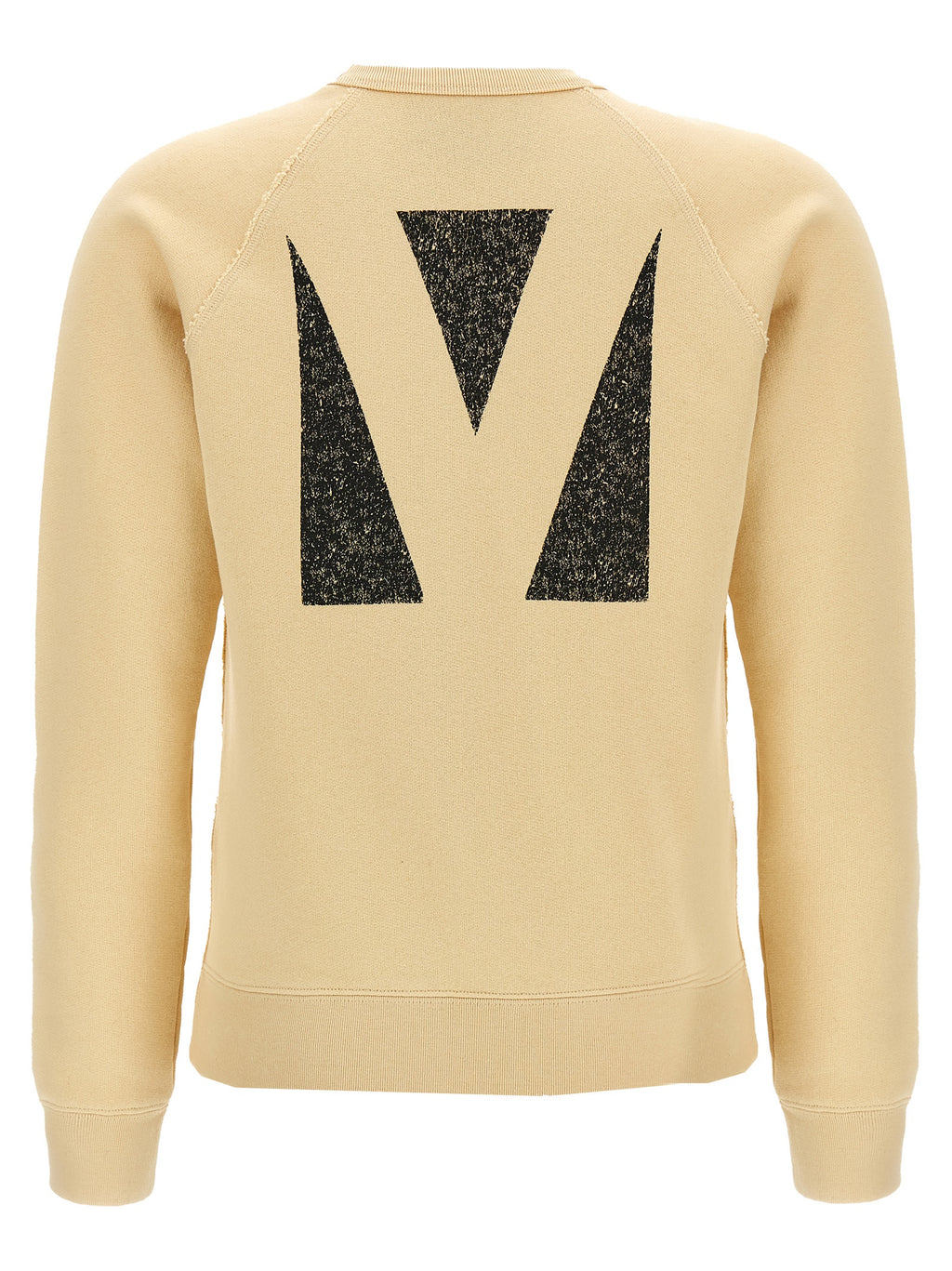 Beige Baumwoll-Sweatshirt