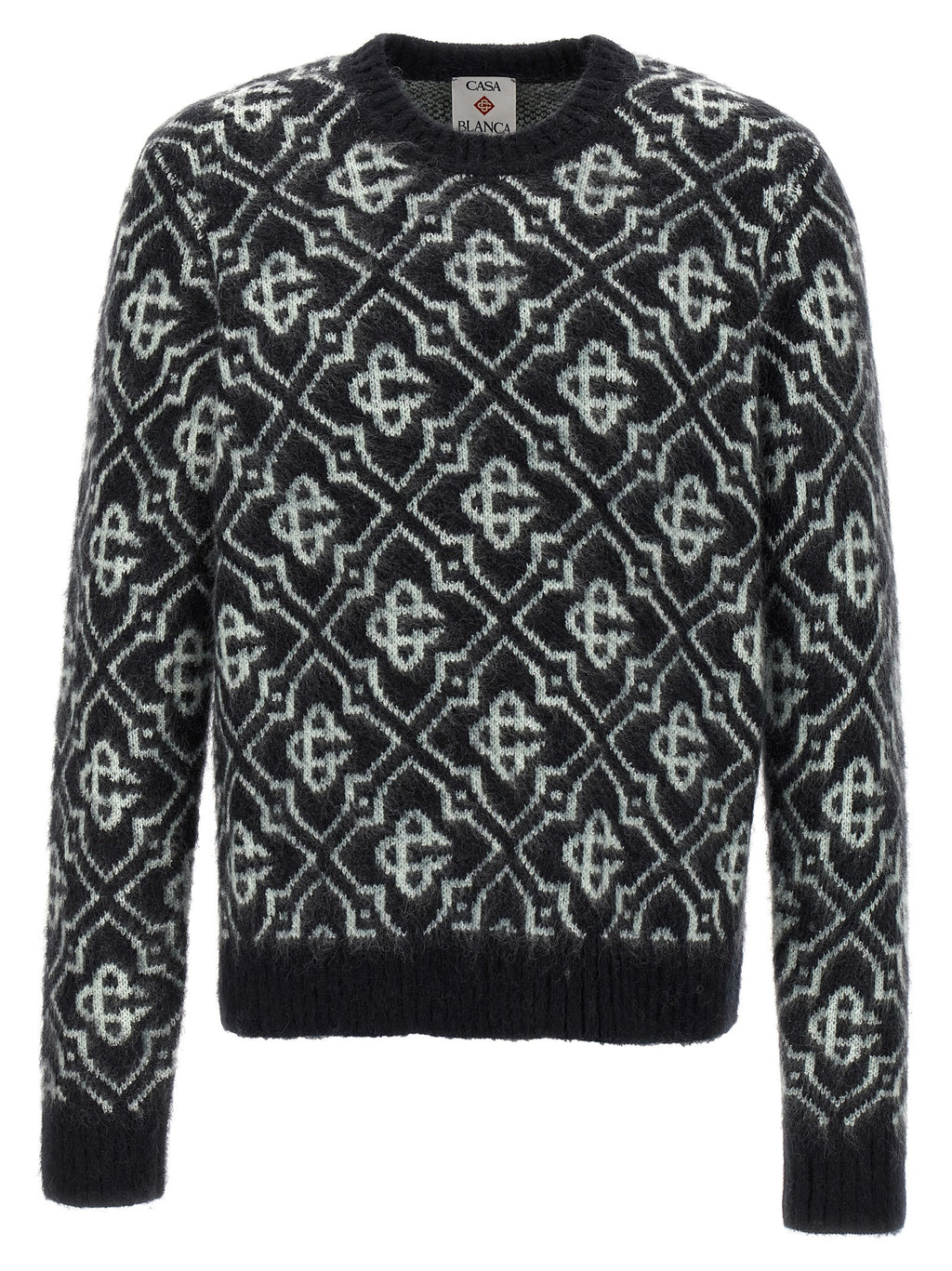 Mehrfarbige Strickjacke aus Nylon