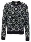 Mehrfarbige Strickjacke aus Nylon