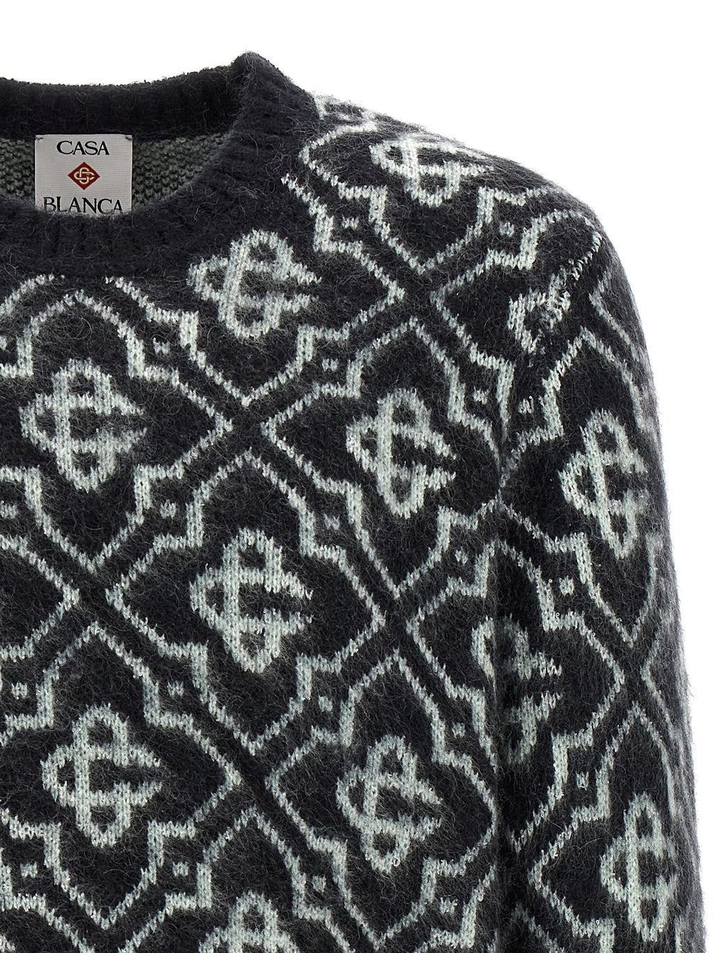 Mehrfarbige Strickjacke aus Nylon