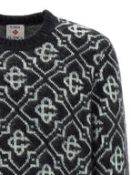 Mehrfarbige Strickjacke aus Nylon