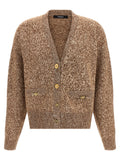 Beige Virgin Wool Cardigan