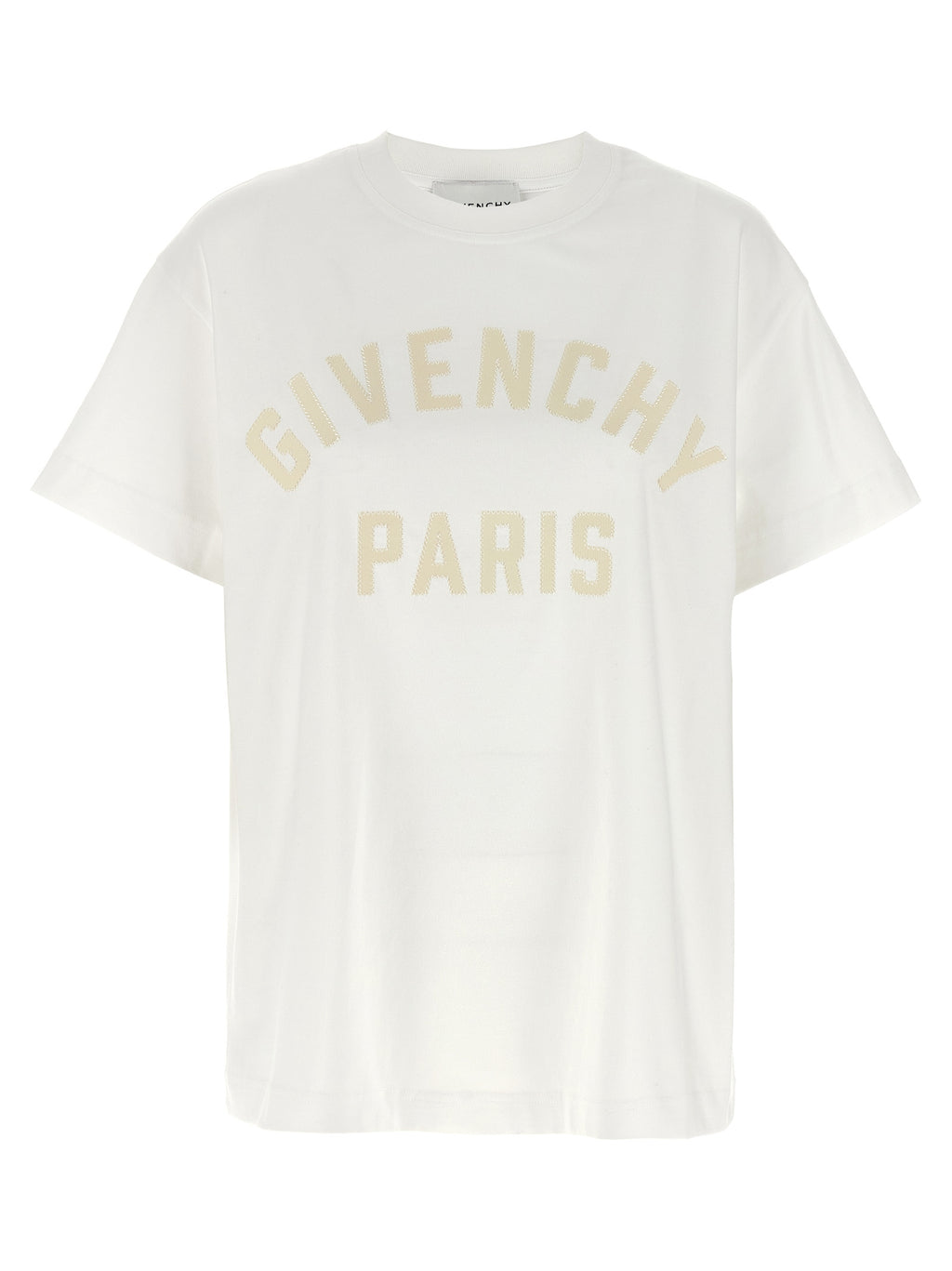 Weißes Baumwoll-T-Shirt