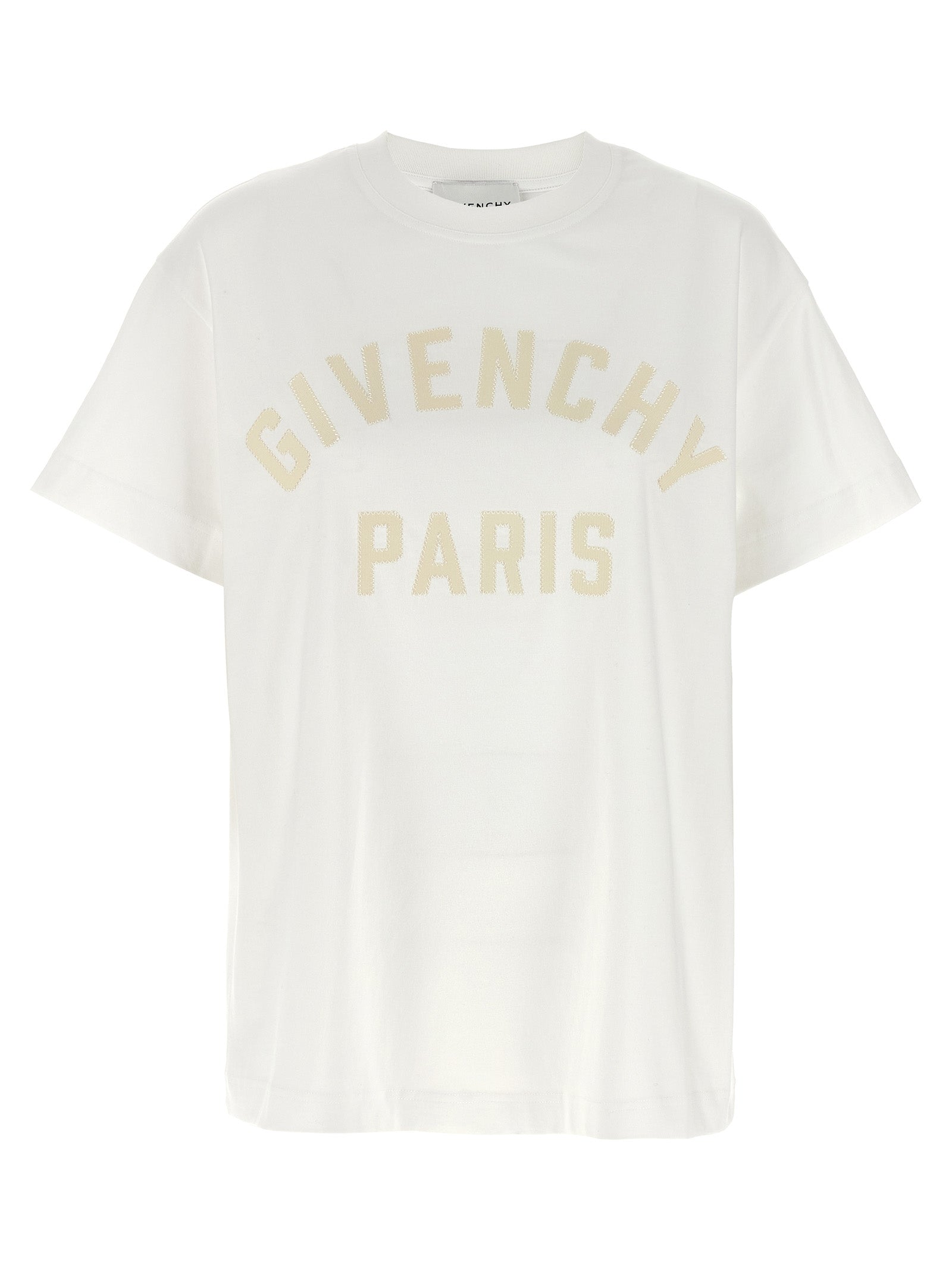 Weißes Baumwoll-T-Shirt