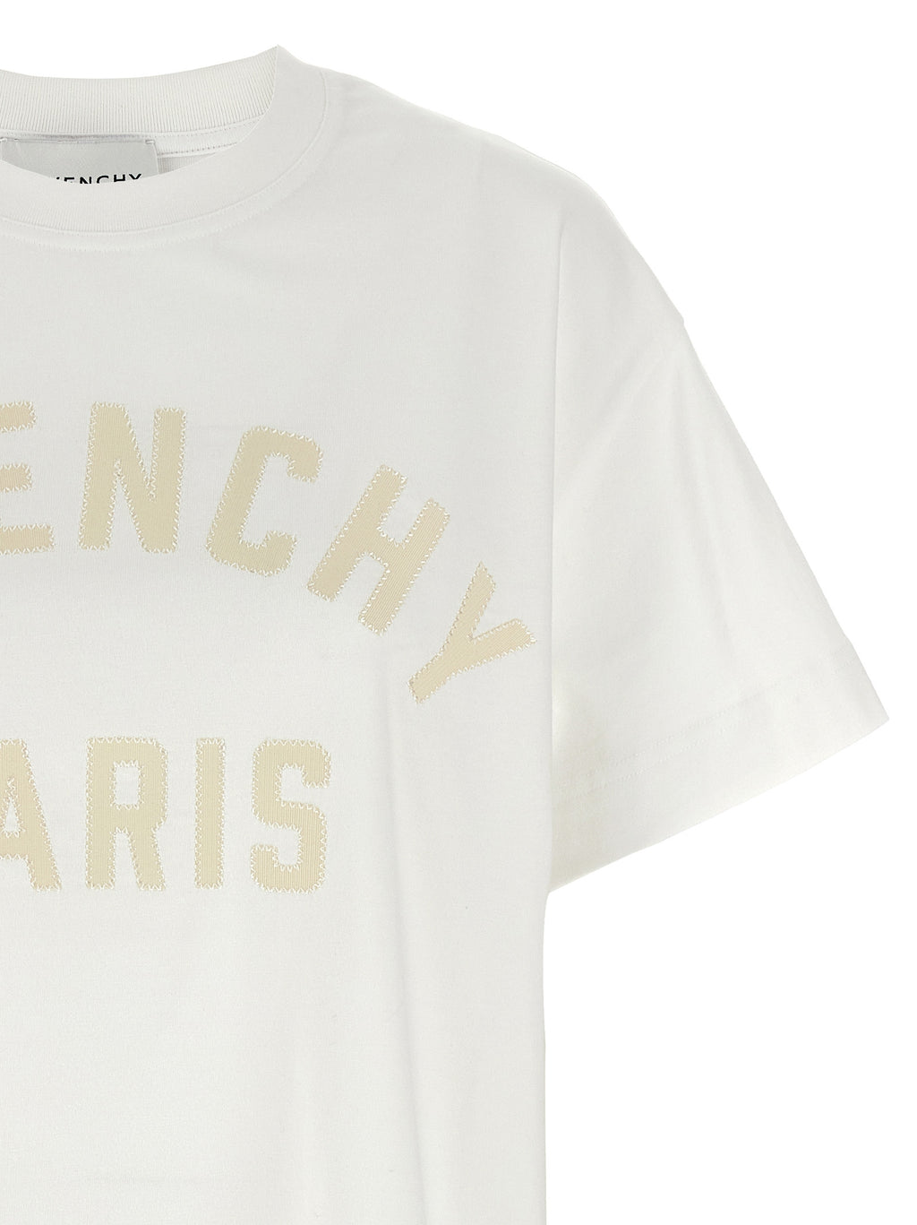 Weißes Baumwoll-T-Shirt