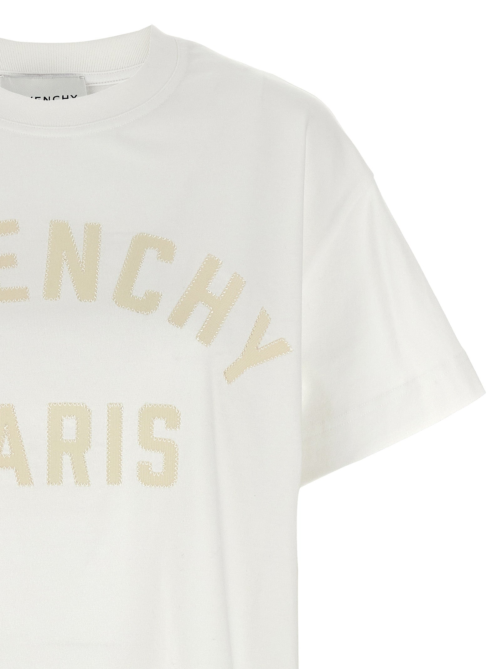 Weißes Baumwoll-T-Shirt