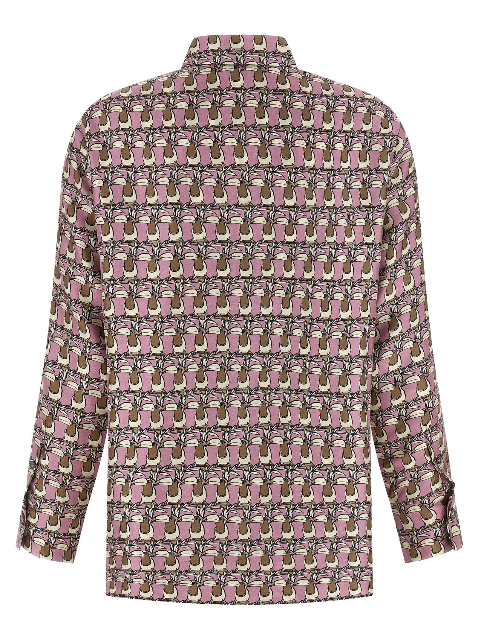 Mehrfarbige Bluse aus Seide