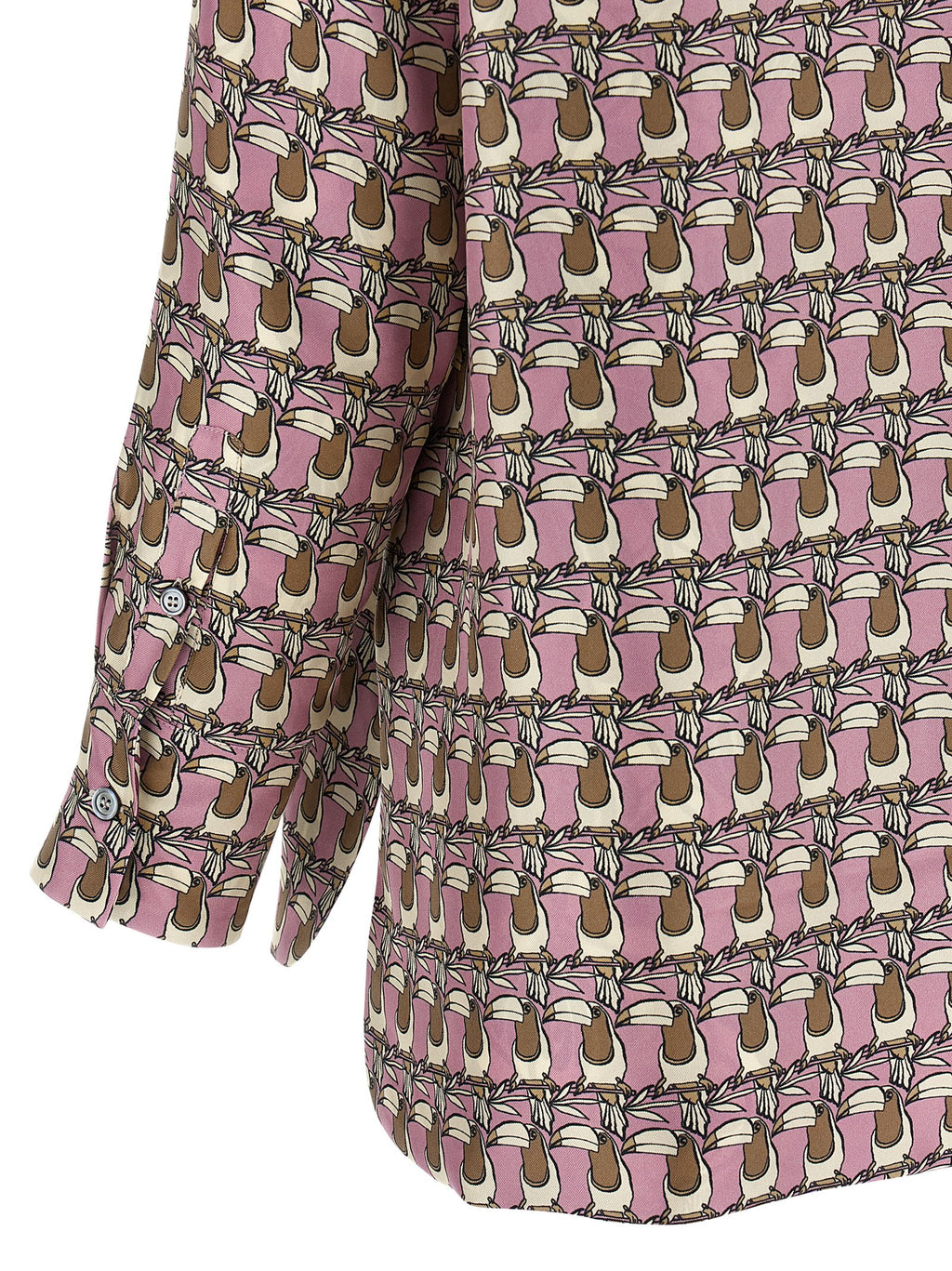 Mehrfarbige Bluse aus Seide