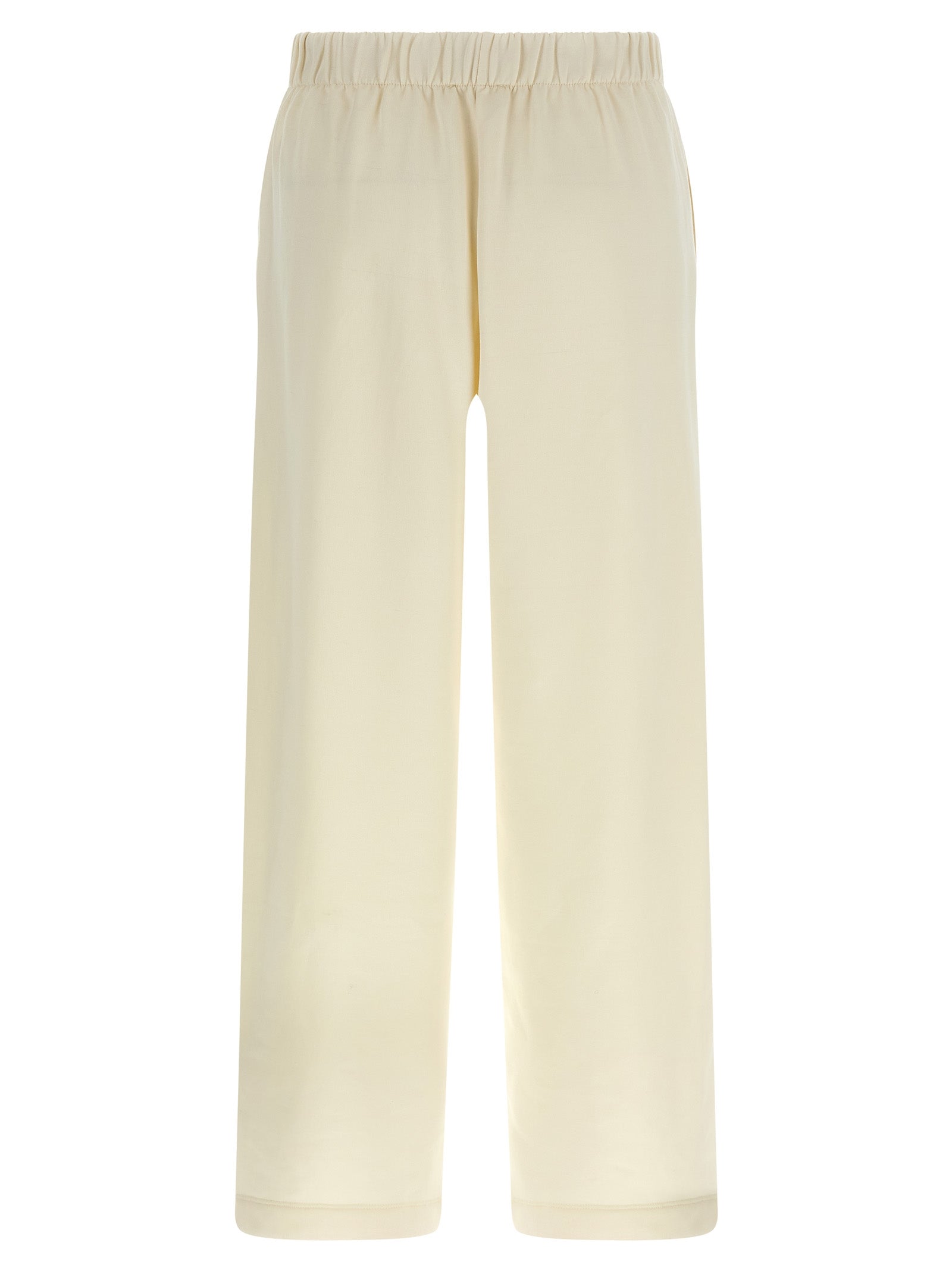 Weiße Seidenhose für den Alltag