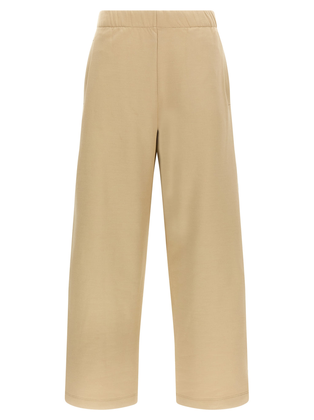 Braune Seidenhose Lässig
