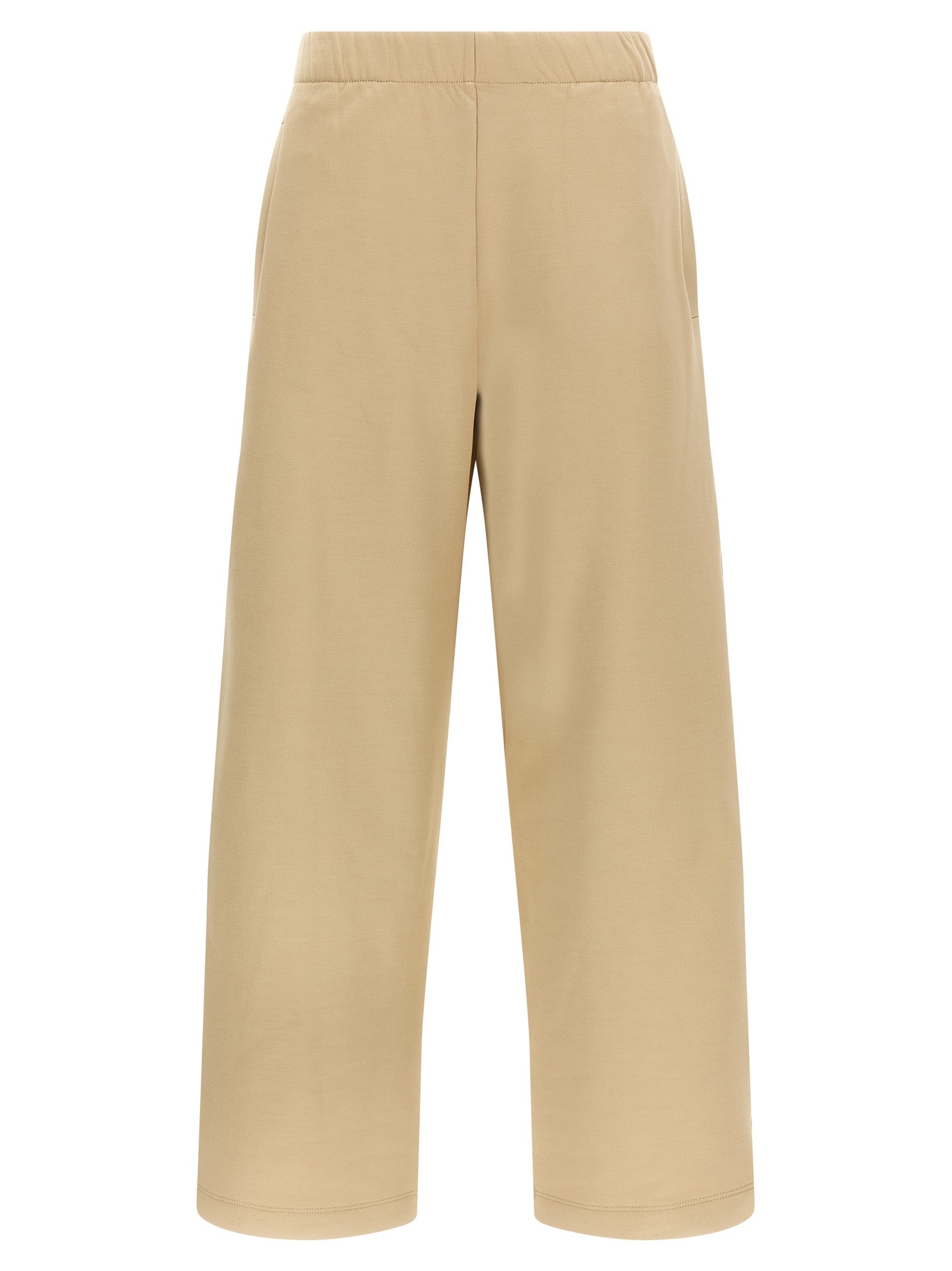 Braune Seidenhose Lässig