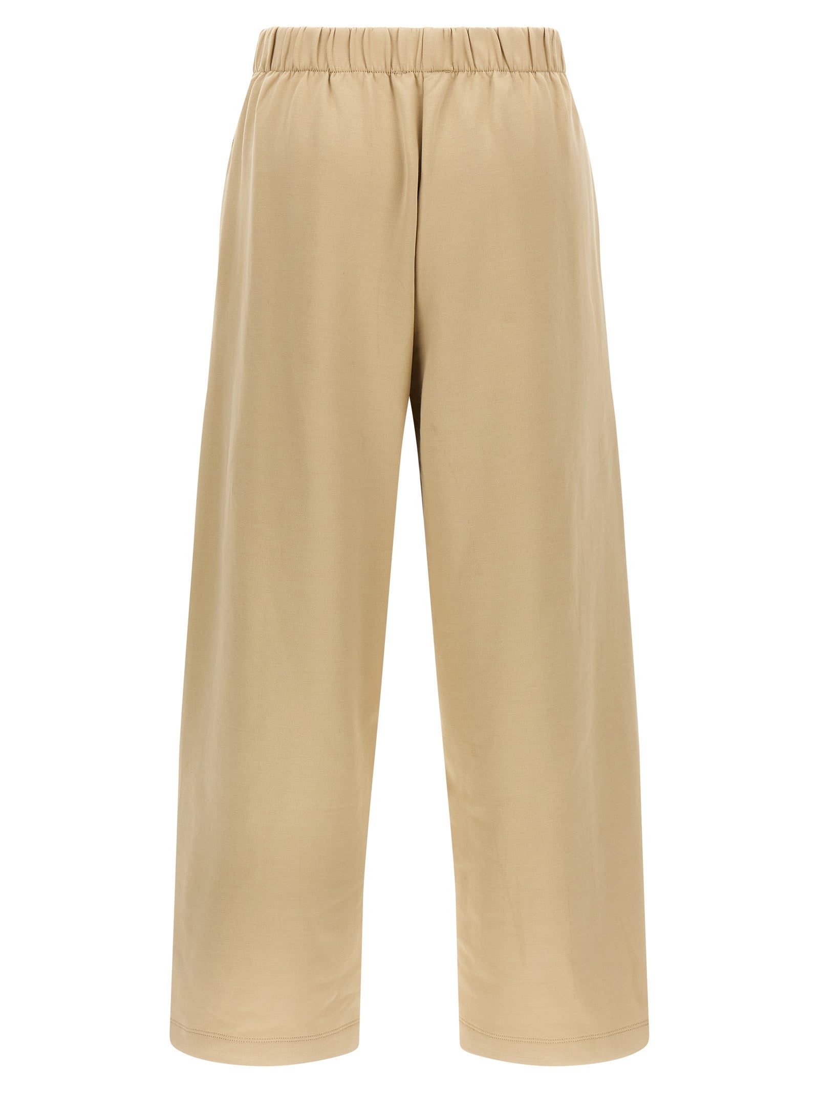 Braune Seidenhose Lässig