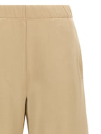 Braune Seidenhose Lässig