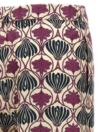 Lila Seidenhose