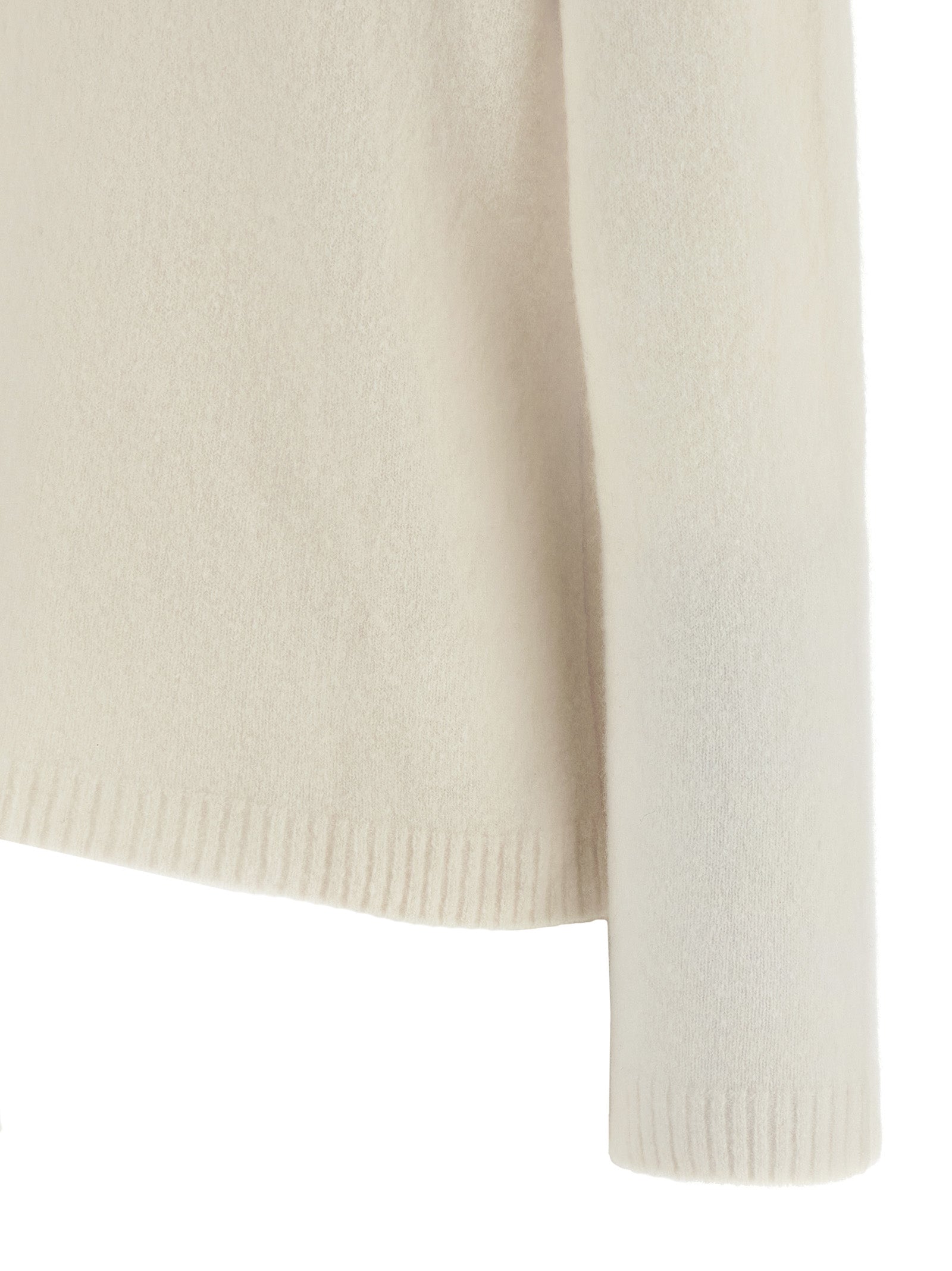 Weicher Kaschmir-Cardigan in Weiß