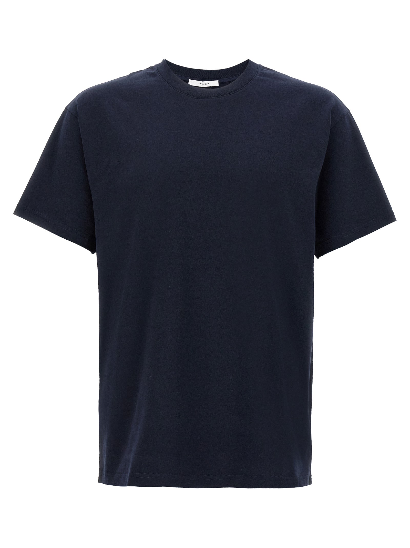 Blaues Baumwoll-T-Shirt