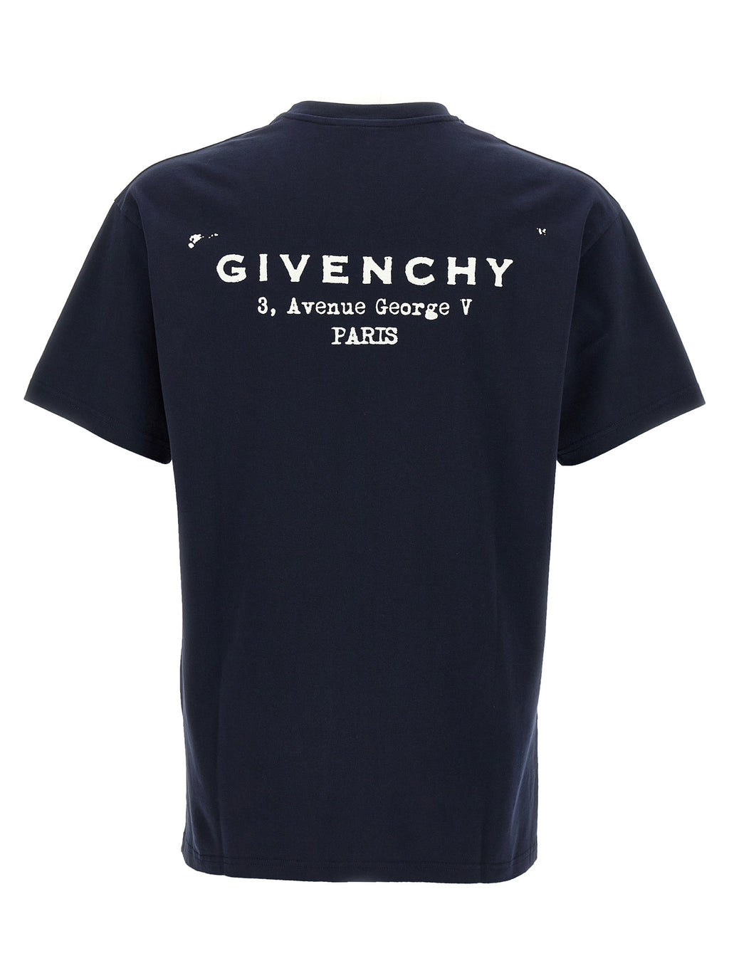 Blaues Baumwoll-T-Shirt
